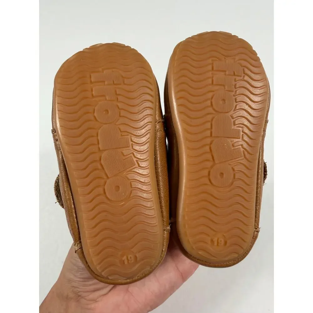 Froddo Prewalkers Leather First Walker Shoes Cognac EU 19 / US 4 toddler